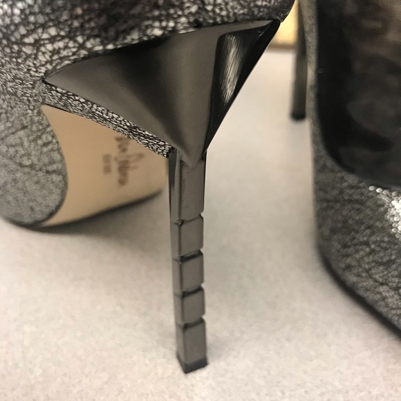 Sam Edelman Black/Sterling Silver Argento Lea - Picture 5 of 6